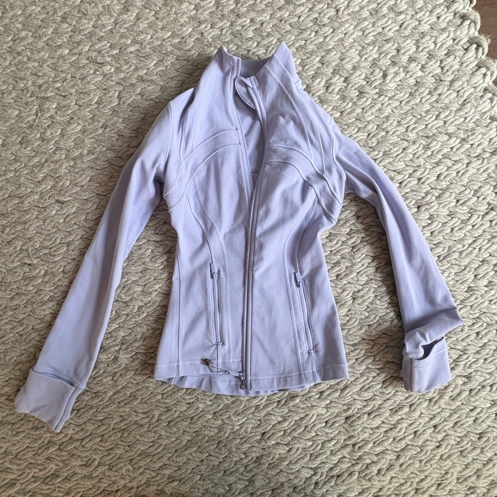 Light Lavender Women's Zip-Up Jacket